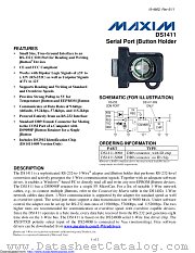 DS1411-S09# datasheet pdf MAXIM - Dallas Semiconductor