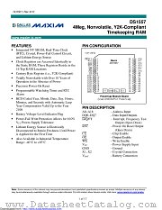 DS1557WP-120+ datasheet pdf MAXIM - Dallas Semiconductor