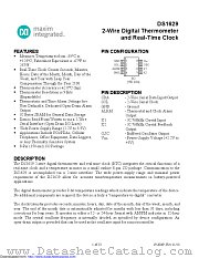 DS1629S+W datasheet pdf MAXIM - Dallas Semiconductor