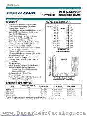 DS1643-85+ datasheet pdf MAXIM - Dallas Semiconductor