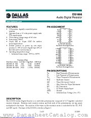 DS1666S-50+ datasheet pdf MAXIM - Dallas Semiconductor