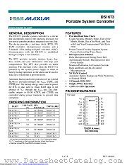 DS1673S-3+ datasheet pdf MAXIM - Dallas Semiconductor