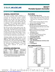 DS1677E+ datasheet pdf MAXIM - Dallas Semiconductor