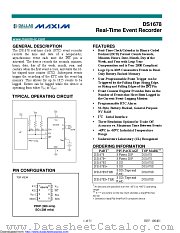 DS1678+ datasheet pdf MAXIM - Dallas Semiconductor