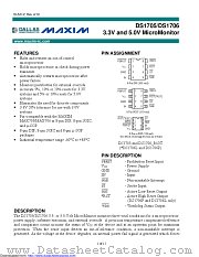 DS1706SESA datasheet pdf MAXIM - Dallas Semiconductor