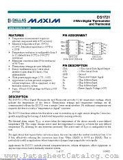 DS1721U datasheet pdf MAXIM - Dallas Semiconductor