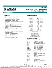 DS1802E datasheet pdf MAXIM - Dallas Semiconductor