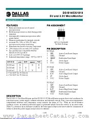 DS1814BR-10+T&R datasheet pdf MAXIM - Dallas Semiconductor