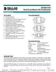 DS1834S/T&R datasheet pdf MAXIM - Dallas Semiconductor
