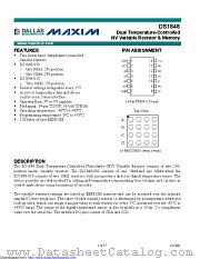 DS1848E-010+T&R datasheet pdf MAXIM - Dallas Semiconductor