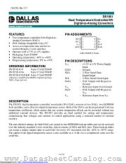 DS1851E-010+T&R datasheet pdf MAXIM - Dallas Semiconductor