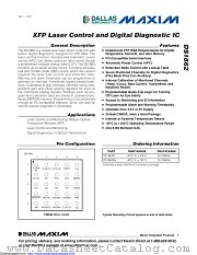 DS1862 datasheet pdf MAXIM - Dallas Semiconductor