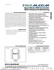 DS1863E+T&R datasheet pdf MAXIM - Dallas Semiconductor