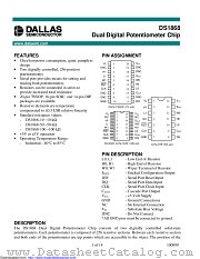 DS1868S-50+T&R datasheet pdf MAXIM - Dallas Semiconductor