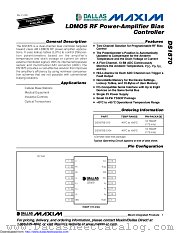 DS1870 datasheet pdf MAXIM - Dallas Semiconductor