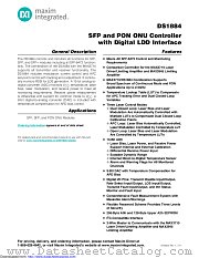 DS1884AT+T datasheet pdf MAXIM - Dallas Semiconductor