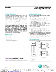 DS18B20U-W datasheet pdf MAXIM - Dallas Semiconductor