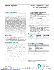 DS1922L-F5#C01 datasheet pdf MAXIM - Dallas Semiconductor