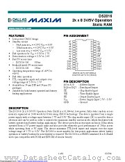 DS2016R-150 datasheet pdf MAXIM - Dallas Semiconductor