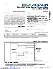 DS2030W datasheet pdf MAXIM - Dallas Semiconductor