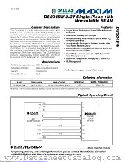 DS2045W datasheet pdf MAXIM - Dallas Semiconductor