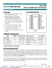 DS2119ME+ datasheet pdf MAXIM - Dallas Semiconductor