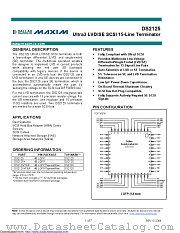 DS2125+ datasheet pdf MAXIM - Dallas Semiconductor