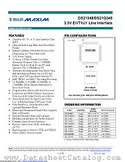 DS21348GN-C01 datasheet pdf MAXIM - Dallas Semiconductor