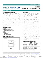 DS21349Q+ datasheet pdf MAXIM - Dallas Semiconductor