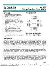 DS21372T+ datasheet pdf MAXIM - Dallas Semiconductor
