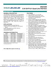 DS21448-LW datasheet pdf MAXIM - Dallas Semiconductor