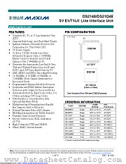 DS2148TN+ datasheet pdf MAXIM - Dallas Semiconductor