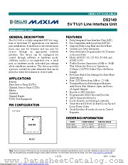 DS2149QN+ datasheet pdf MAXIM - Dallas Semiconductor