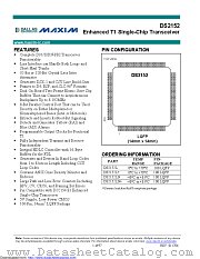 DS2152LN+ datasheet pdf MAXIM - Dallas Semiconductor