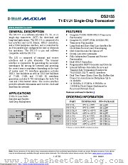 DS2155L-W datasheet pdf MAXIM - Dallas Semiconductor