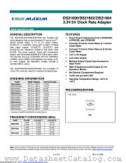 DS21600SN+T&R datasheet pdf MAXIM - Dallas Semiconductor