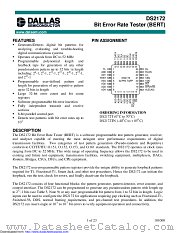 DS2172T/T&R datasheet pdf MAXIM - Dallas Semiconductor