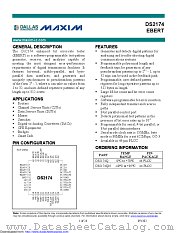 DS2174Q+ datasheet pdf MAXIM - Dallas Semiconductor