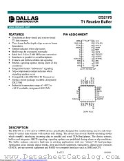 DS2176+ datasheet pdf MAXIM - Dallas Semiconductor