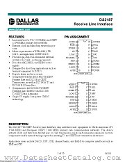 DS2187+ datasheet pdf MAXIM - Dallas Semiconductor