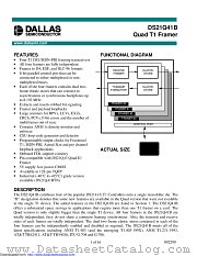 DS21Q41BT datasheet pdf MAXIM - Dallas Semiconductor