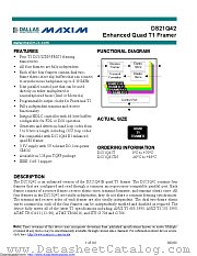 DS21Q42T+ datasheet pdf MAXIM - Dallas Semiconductor
