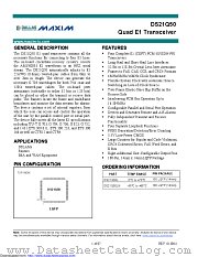 DS21Q50L-C01 datasheet pdf MAXIM - Dallas Semiconductor