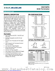 DS21S07AE+ datasheet pdf MAXIM - Dallas Semiconductor