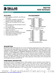 DS21T05Z+ datasheet pdf MAXIM - Dallas Semiconductor