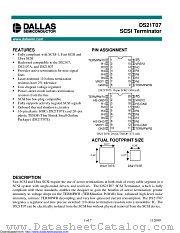 DS21T07S+T&R datasheet pdf MAXIM - Dallas Semiconductor