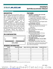 DS2250T-8-16 datasheet pdf MAXIM - Dallas Semiconductor