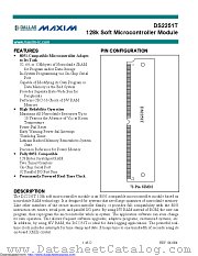 DS2251T-128-16# datasheet pdf MAXIM - Dallas Semiconductor