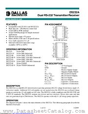 DS232AS-NTR+ datasheet pdf MAXIM - Dallas Semiconductor