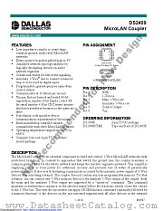 DS2409P+T&R datasheet pdf MAXIM - Dallas Semiconductor